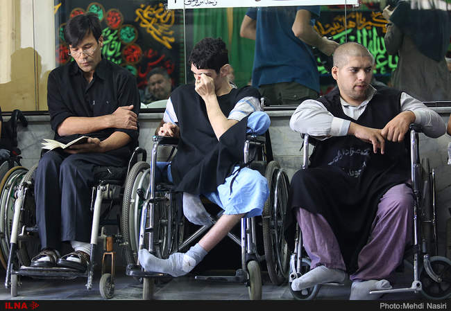 مراسم عزاداری محرم در موسسه خیریه کهریزک