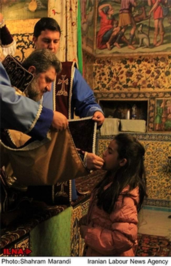 آغاز سال نو میلادی در کلیسای وانک اصفهان