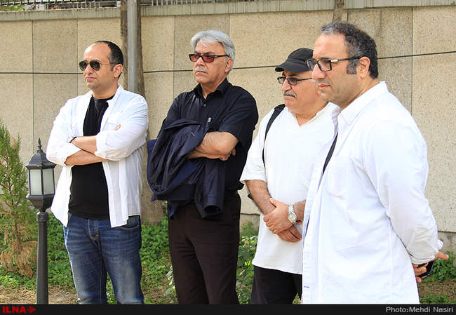 مراسم تشییع پیکر جمشید ارجمند