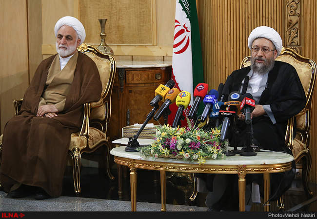  مراسم بدرقه رئیس قوه قضائیه به کشور عراق