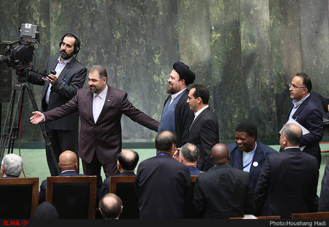 حواشی مراسم تحلیف دوازدهمین دوره ریاست جمهوری به روایت تصویر