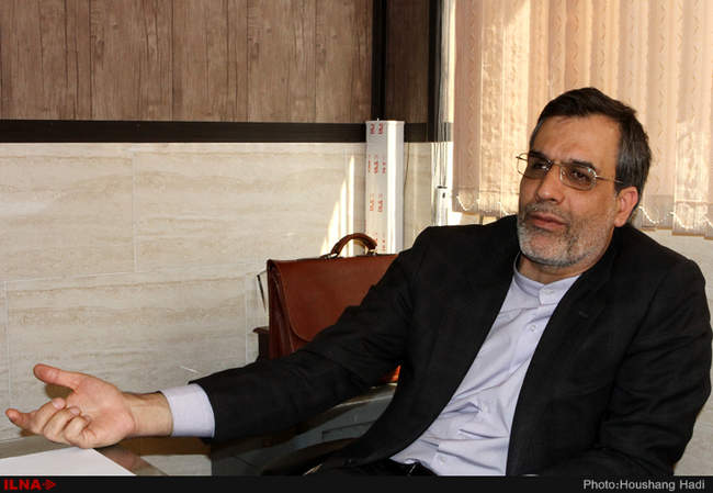 بازدید جابر انصاری ،سخنگوی وزارت امور خارجه از ایلنا