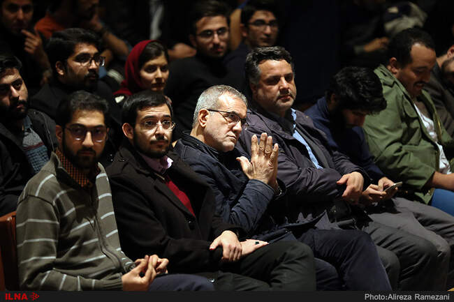 حضور خاتمی و پزشکیان در مراسم گرامیداشت روز دانشجو دانشگاه تهران