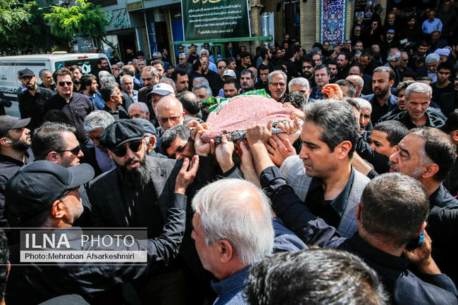 تشییع پیکر «احمد توکلی»