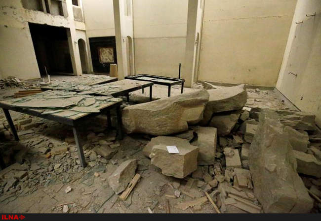 تخریب موزه موصل توسط داعش