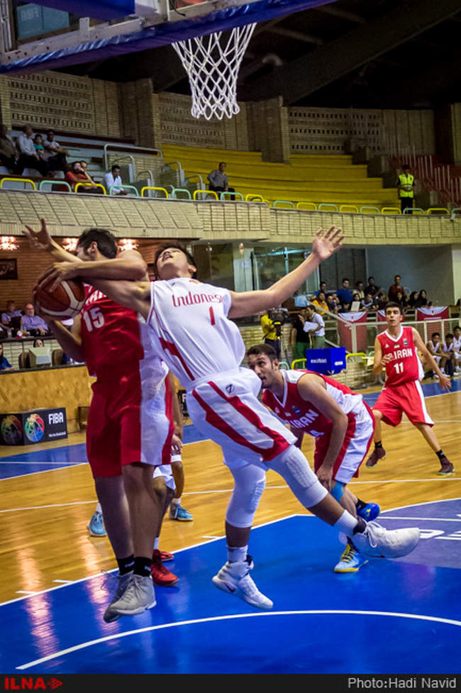 بیست و چهارمین دوره مسابقات بسکتبال قهرمانی جوانان آسیا: ایران - اندو