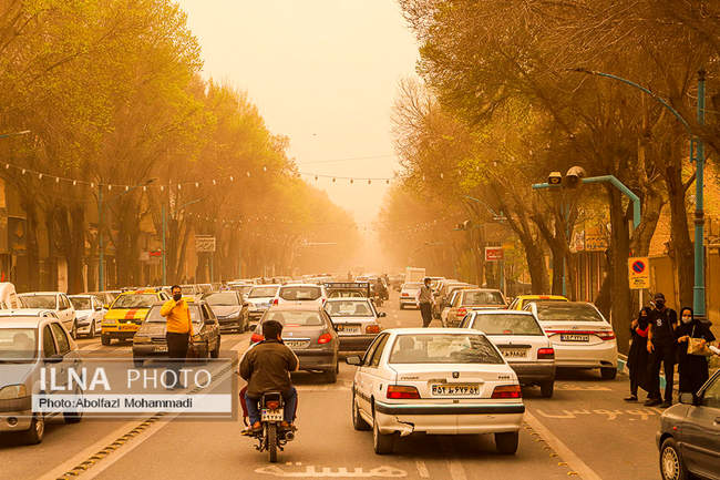 گردوغبار در استان یزد
