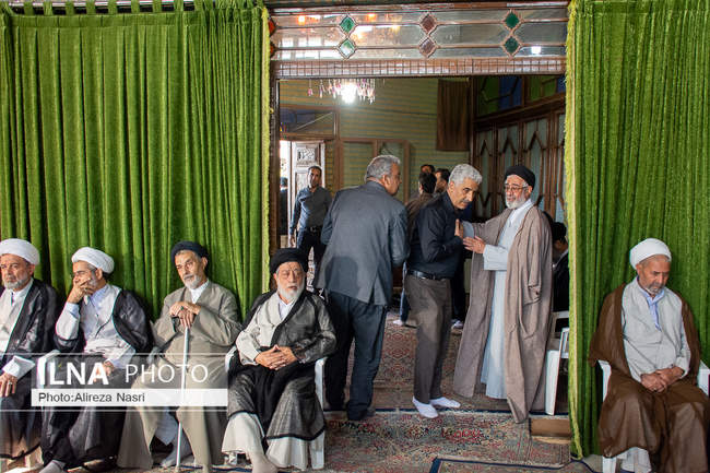 مراسم اولین سالگرد ارتحال آیت الله تاکندی در قزوین 