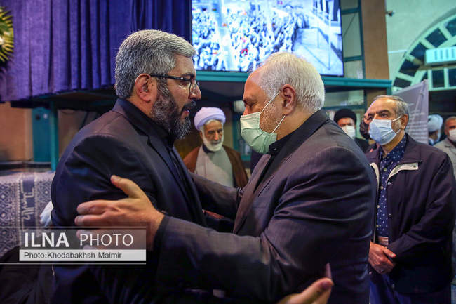 مراسم وداع با پیکر حجت الاسلام و المسلمین دعایی