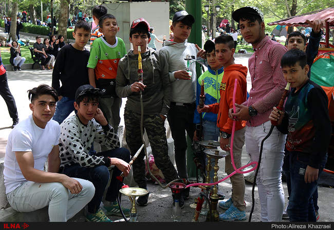 روز طبیعت در بوستان ملت تهران