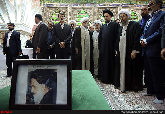 تجدید میثاق رییس قوه قضاییه با بنیانگذار انقلاب اسلامی