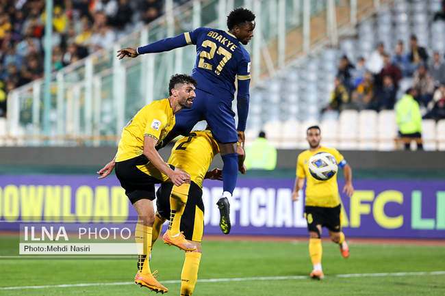 گزارش تصویری دیدار تیمهای فوتبال سپاهان ایران و آلمالیق ازبکستان 