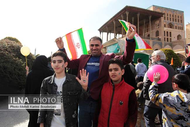 راهپیمایی 22 بهمن در اصفهان