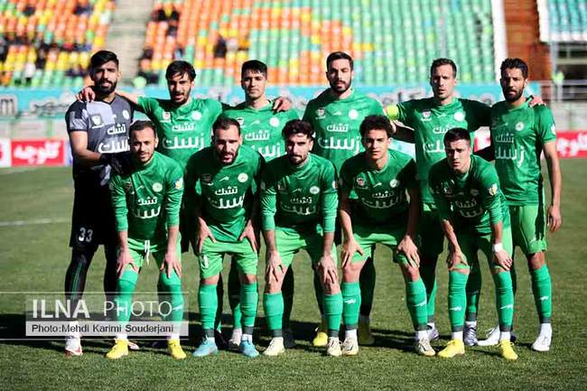 تساوی تیم فوتبال ذوب آهن اصفهان مقابل ملوان انزلی 