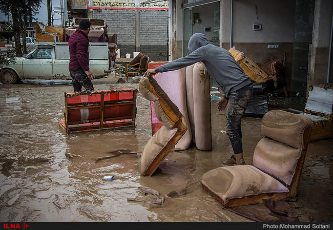 خسارات سیل در مازندران