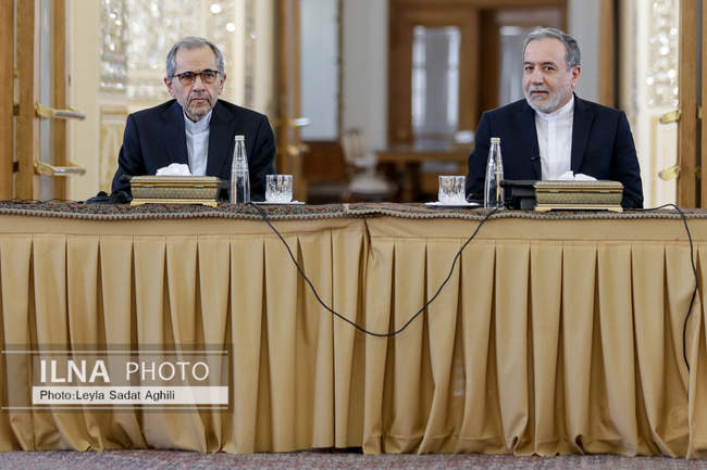 نشست وزیر امور خارجه با سفرا و نمایندگان خارجی مقیم تهران