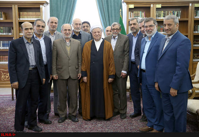  دیدار جمعی از سرداران بازنشسته سپاه پاسداران با آیت‌الله هاشمی رفس