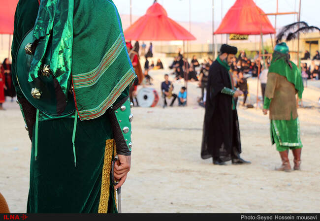 تعزیه حضرت عباس (ع) در بخش اسیر شهرستان مُهر استان فارس