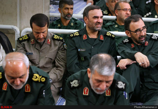 دیدار فرماندهان سپاه پاسداران انقلاب اسلامی با رهبر انقلاب اسلامی