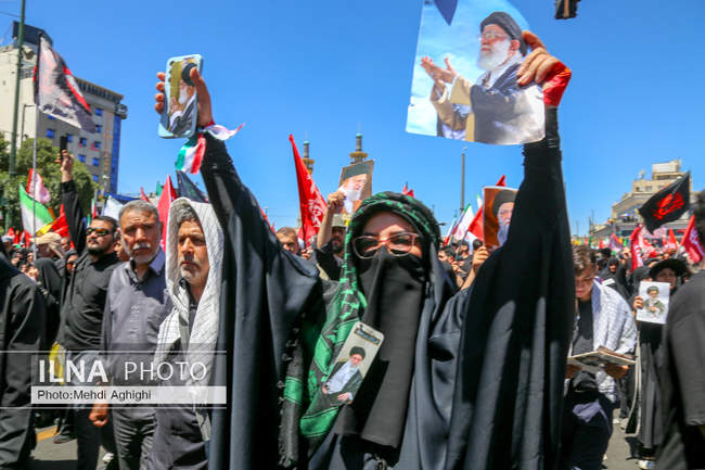 تشییع پیکر مطهر رهبر شهید انقلاب در مشهد / 2