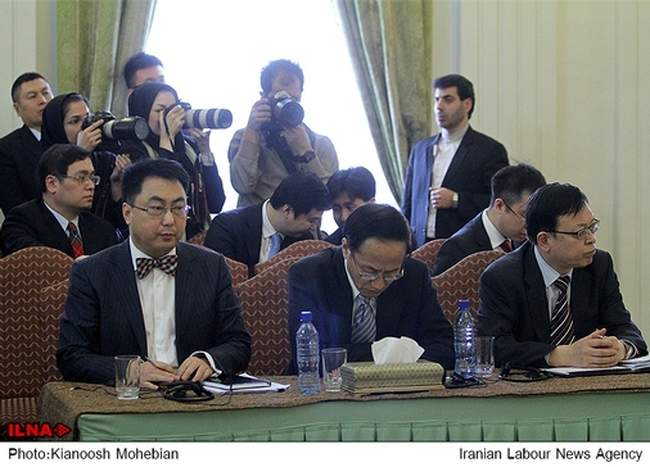 نشست خبری وزاری خارجه ایران و چین