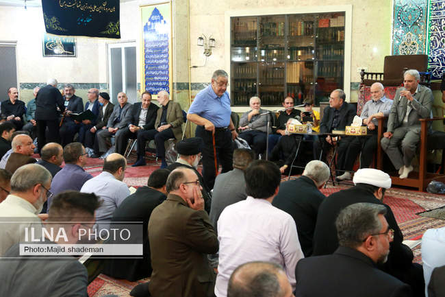 مراسم ختم مادر احمد مسجدجامعی 