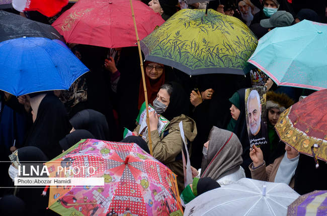 راهپیمایی 22 بهمن در استان گیلان ( رشت )