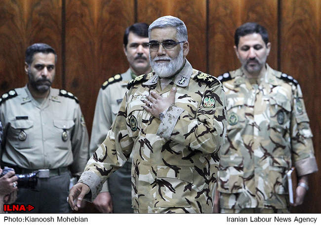 نشست خبری فرمانده نیروی زمینی ارتش جمهوری اسلامی