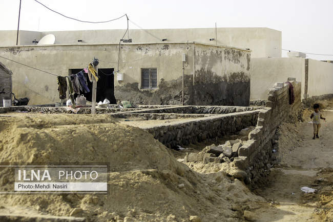 روستای پزم تیاب سیستان و بلوچستان بعد از سیل