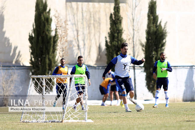 تمرین تیم فوتبال استقلال تهران