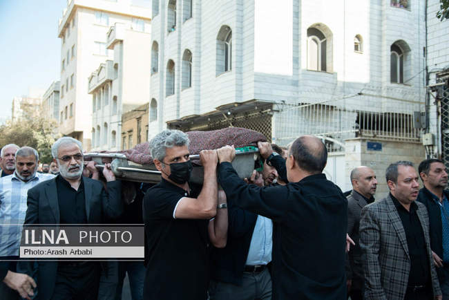 مراسم تشییع محمد تاجزاده 