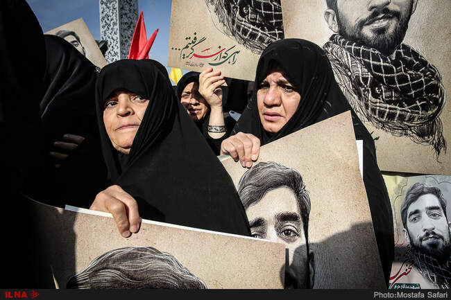 گزارش تصویری مراسم تشییع پیکر شهید حججی 