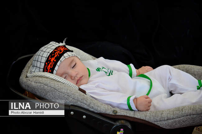  همایش شیرخوارگان حسینی در رشت