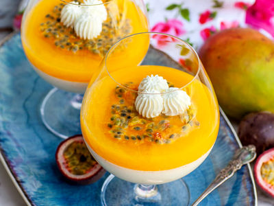 طرز تهیه پاناکوتا انبه 