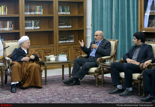 دیدار اعضای دفتر سیاسی حزب اسلامی کار با آیت‌الله هاشمی رفسنجانی