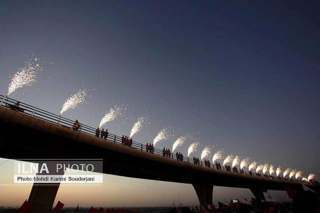 افتتاح پروژه بزرگ مجموعه پلهای شهید سلیمانی اصفهان توسط وزیر راه و ش�