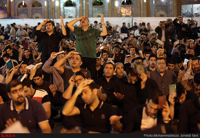 مراسم احیا  شب نوزدهم ماه رمضان در آستان امامزاده صالح تهران/2