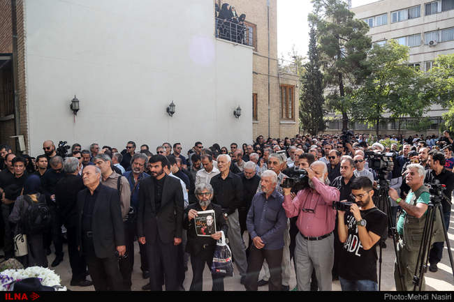 مراسم تشییع پیکر سید ضیاءالدین دری