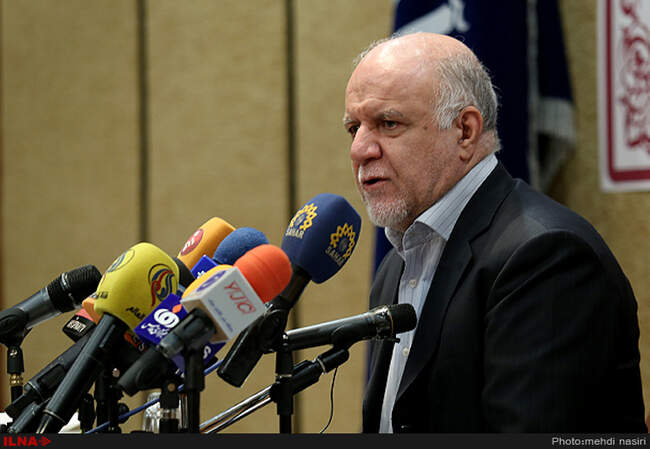 نشست خبری بیژن زنگنه، وزیر نفت بااصحاب رسانه