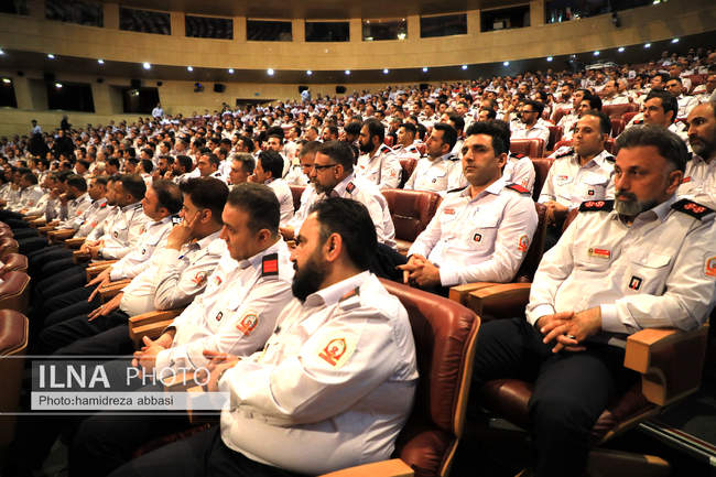 مراسم گرامیداشت روز آتش‌نشان