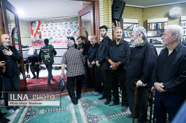 مراسم ختم مدافع حرم شهید میلاد بیدی