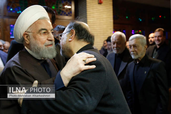 مراسم ختم والده محمد شریعتمداری مدیرعامل شرکت هلدینگ خلیج فارس