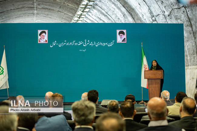 آیین بهره‌برداری از باند شرقی منطقه دو آزادراه تهران - شمال