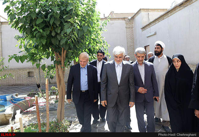 سفر یک روزه محمدرضا عارف به استان قم