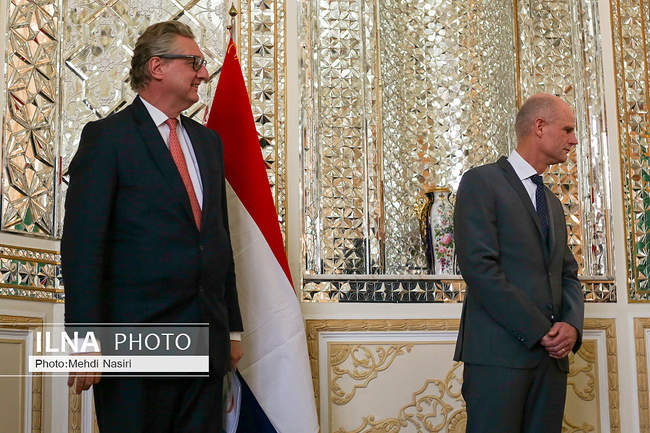 دیدار استف بلاک وزیر خارجه هلند با محمدجواد ظریف