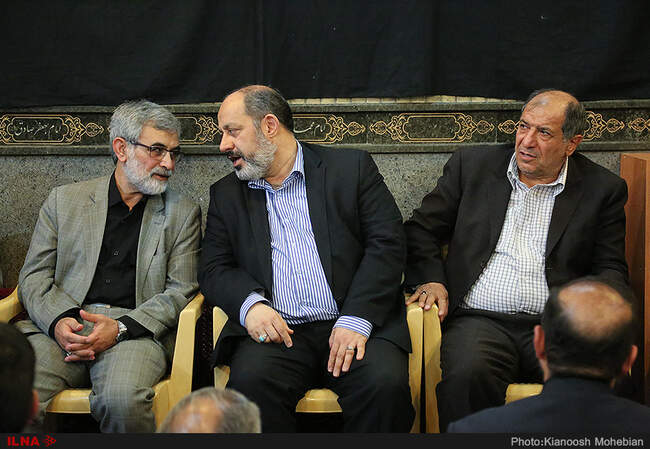 مراسم ترحیم برادر محمود احمدی نژاد