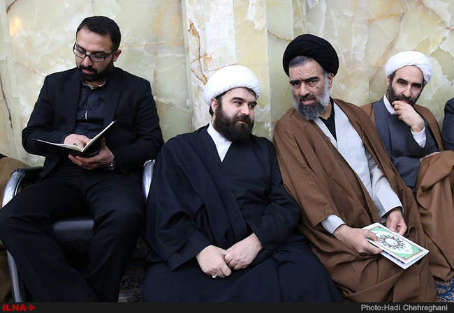 مراسم  هفتمین روز درگذشت مرحوم آیت الله العظمی سید عبدالکریم موسوی ا