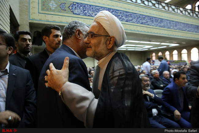 مراسم ترحیم آیت‌الله مروارید