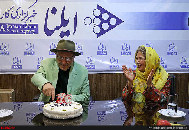 جشن تولد هفتاد و شش سالگی جواد مجابی در خبرگزاری ایلنا 