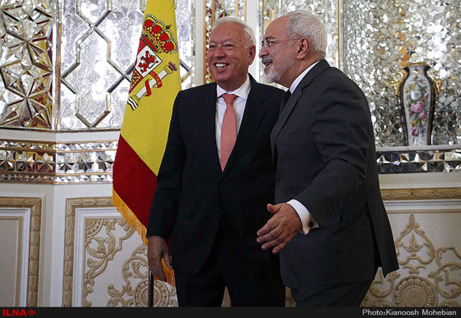 دیدار محمد جواد ظریف با وزیر خارجه اسپانیا